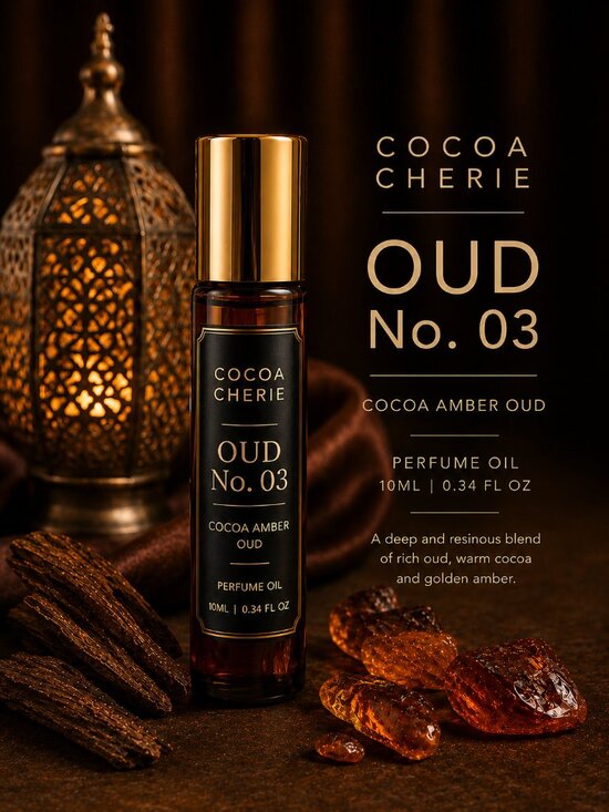 Cocoa Cherie Other - Cocoa Amber Oud Perfume Oil 10ml